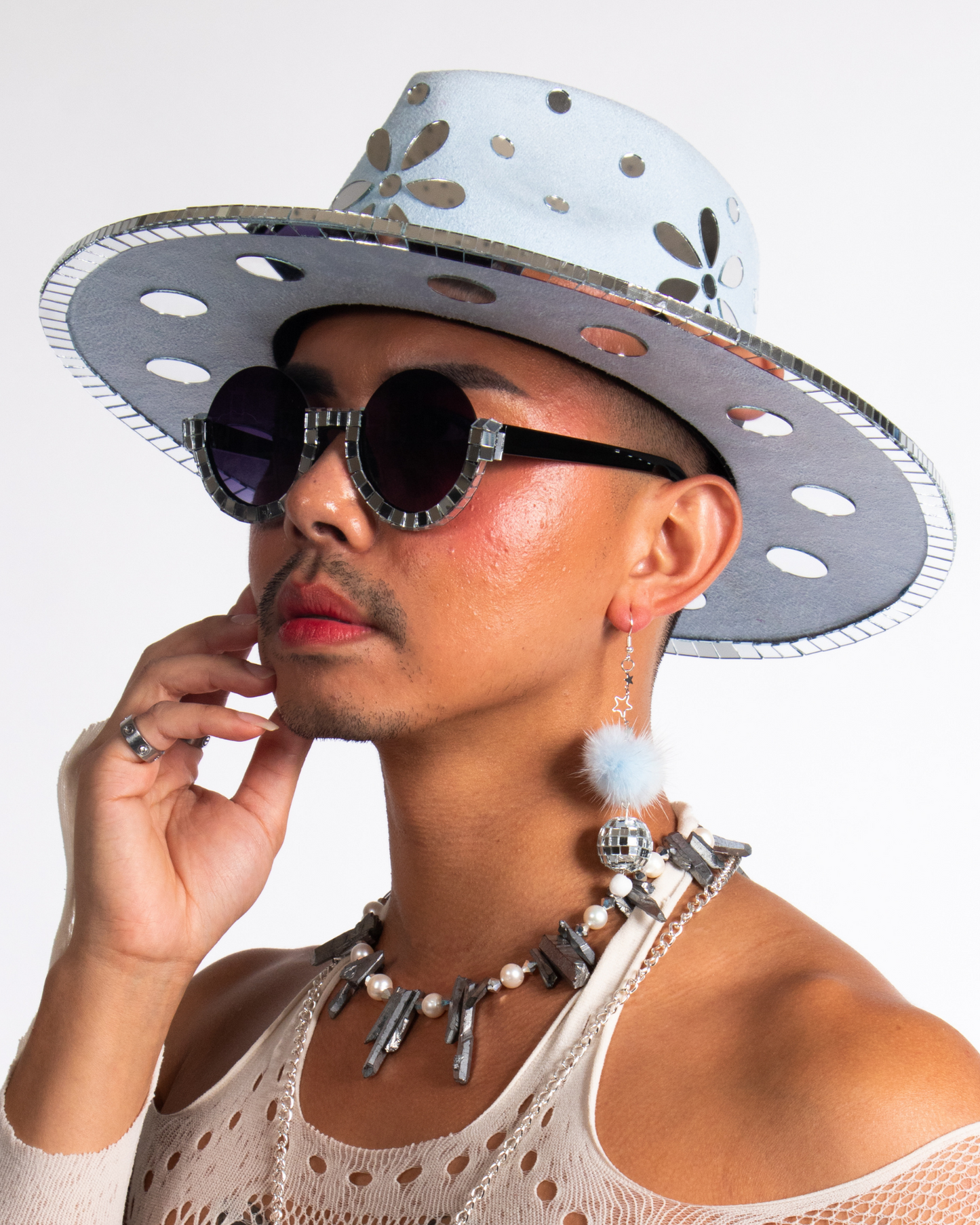 Flower-Power Disco Hat