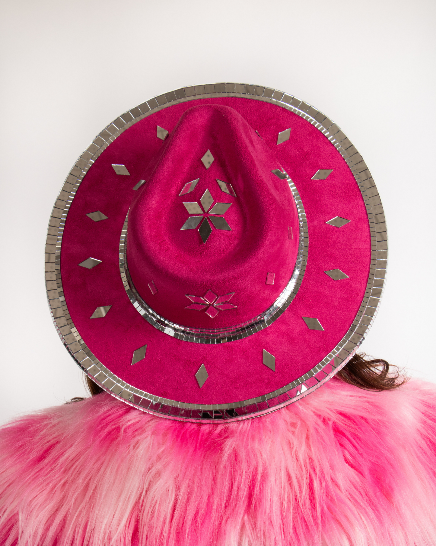 Hot Pink Ice Princess Disco Hat